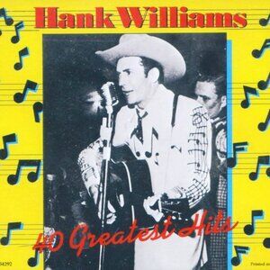 hank williams 40 greatest hitgs bmg club 2 cd set - country king alabama legend